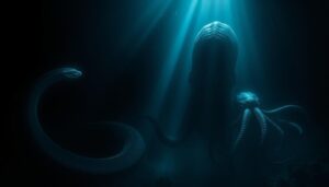 A Verdade sobre os Mitos de Serpentes e Lulas Gigantes do Abismo
