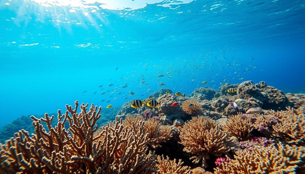 Fotografia Subaquática de Recife de Coral