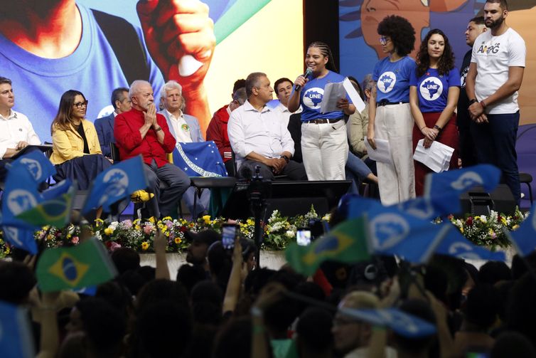 Goiânia (GO), 17/07/2025 - Presidente da República, Luiz Inácio Lula da Silva, partipa do 60 CONUNE - Congresso da União Nacional dos Estudantes, realizado na UFG.