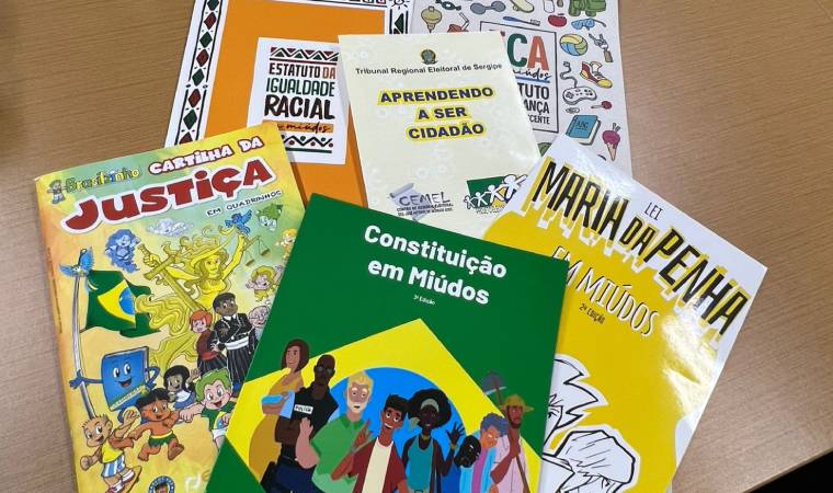 Materiais do Programa Ser Cidadão, de Sergipe