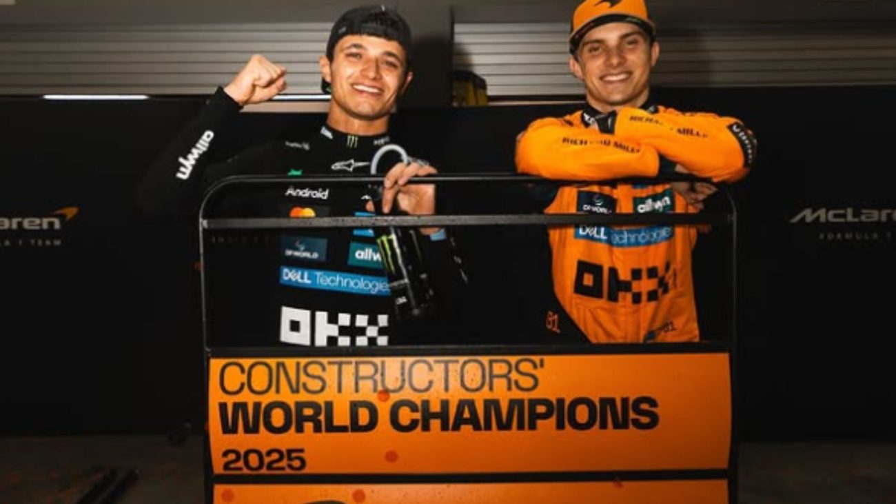 McLaren conquista título de construtores 2025